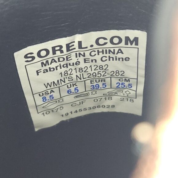 Sorel Women's After Hours US8,5 Brown Leather Wedge Ankle Chelsea Boots - Picture 11 of 15